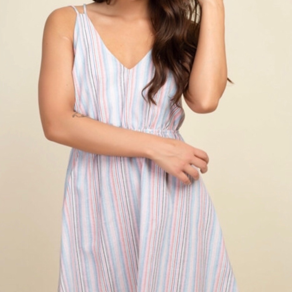 Armora’s | Multi Colored Striped Dress - Picture 4 of 8